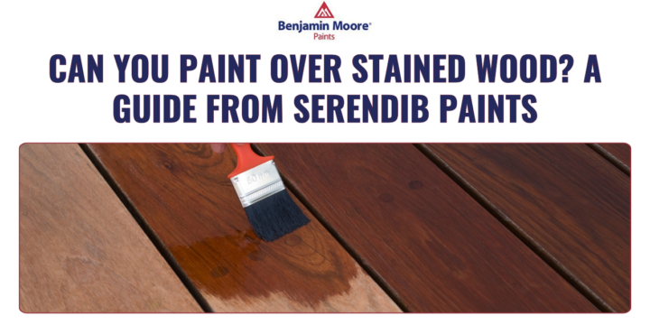 Can You Paint Over Stained Wood? A Guide from Serendib Paints